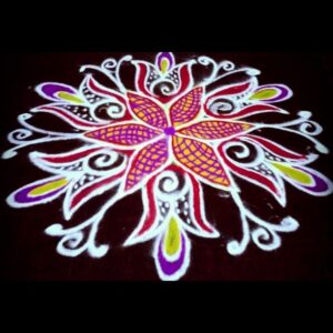 The Divine Flower Kolam