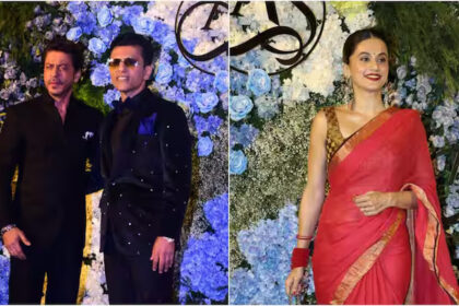 Shah Rukh Khan, Taapsee Pannu, and Celebrities Gather for Anand Pandit's Event.