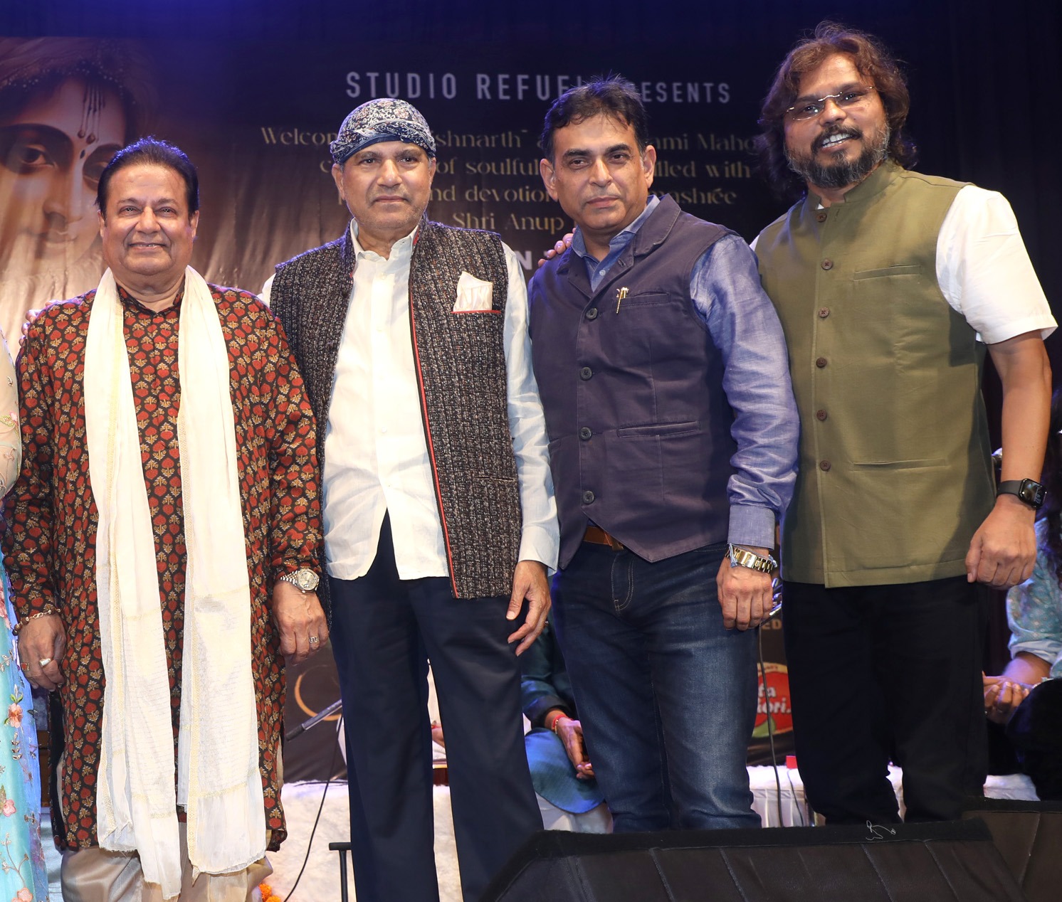 Padma Shri Anup Jalota enthralled audience with bhajans at 'Krishnarth' program organised by Studio Refuel