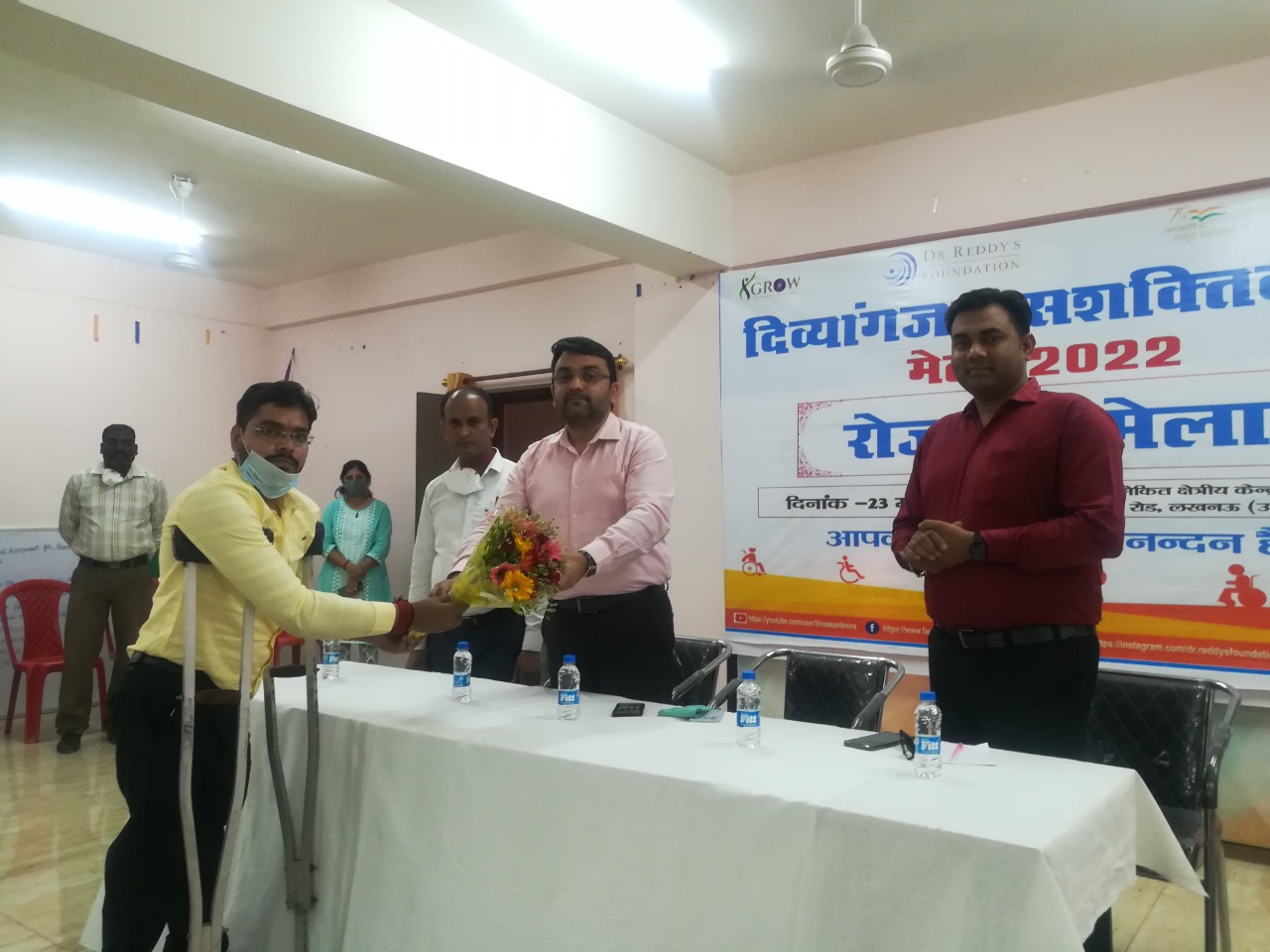 Lucknow news- सी.आर.सी.-लखनऊ एवं डॉ. रेड्डी फाउण्डेशन ने आयोजित किया दिव्यांगजन रोज़गार मेला