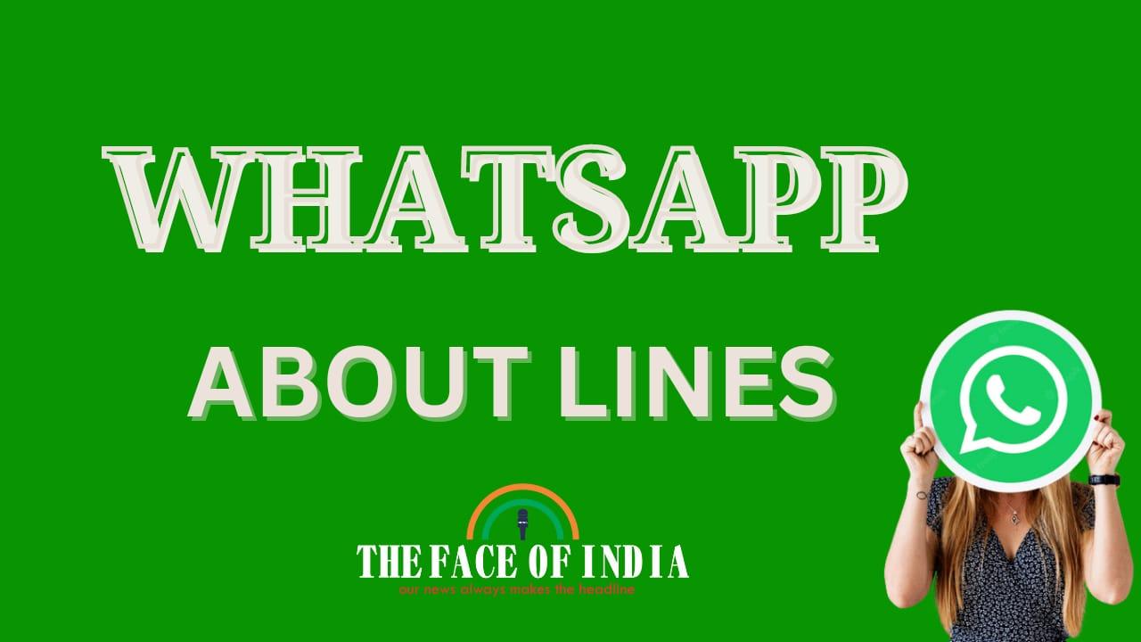 WhatsApp About Lines