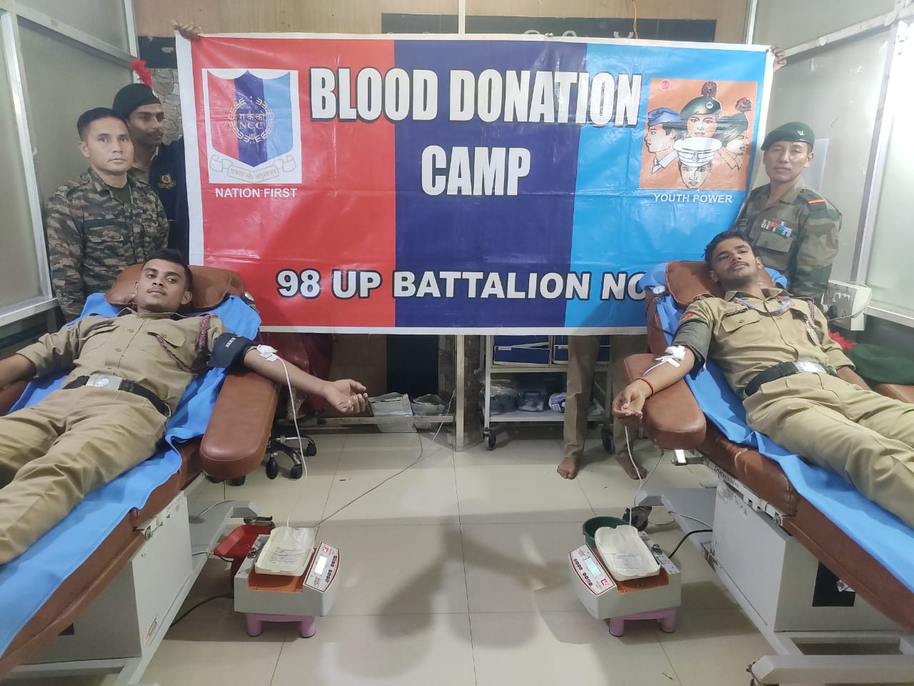 Blood donation camp organized