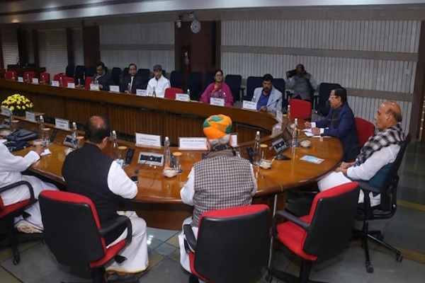 Central government called an all-party meeting regarding the budget session, leaders of 30 parties attended