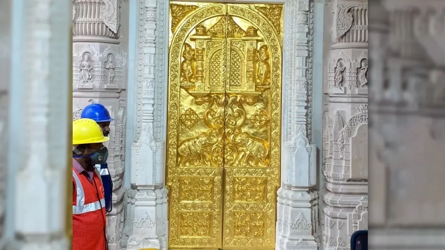 Ayodhya Update: This metal door will be installed in the sanctum sanctorum of the grand Ram temple?