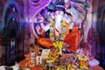 Poisar's Vakratunda seated in the theme of Ram Lalla