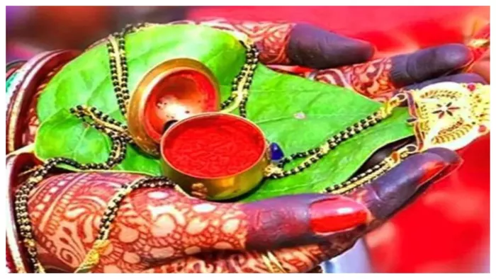 Crowd of women seen at temples on the occasion of Haritalika Teej