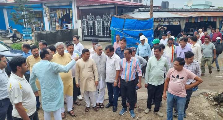 Visited areas affected by waterlogging