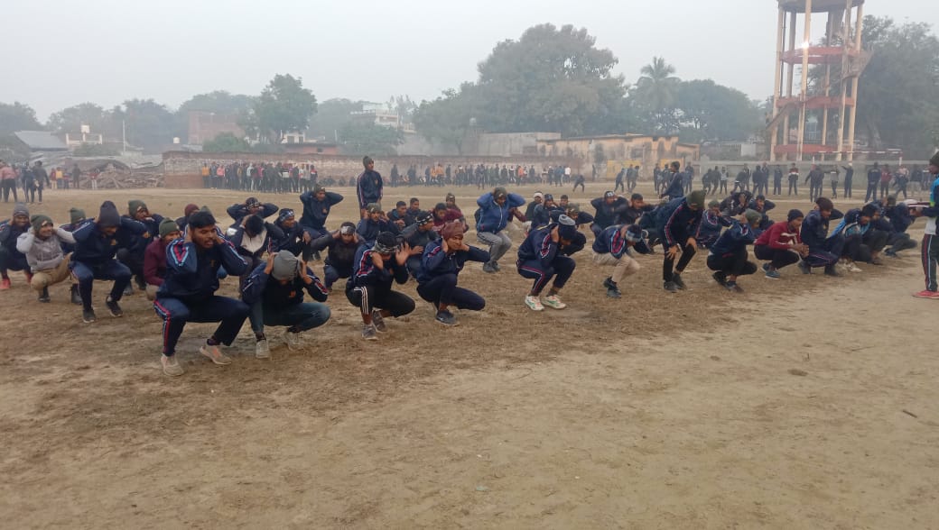 NCC cadets showed their strength in drill, PT and parade.