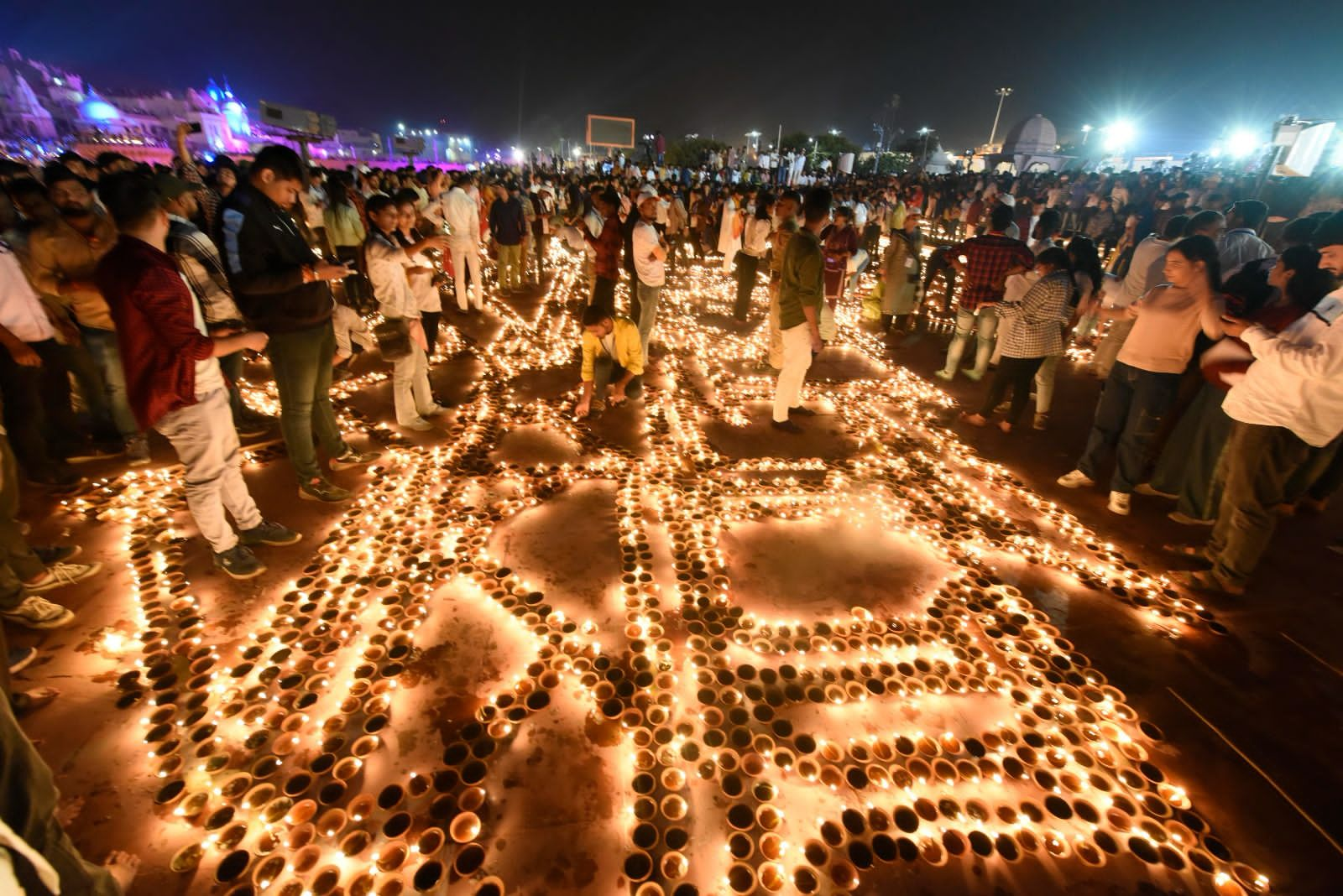 अयोध्या में मर्यादा पुरुषोत्तम श्रीराम की अयोध्या में नया कीर्तिमान, दीपोत्सव 2023 में 22.23 लाख दीप प्रज्ज्वलित किये गये