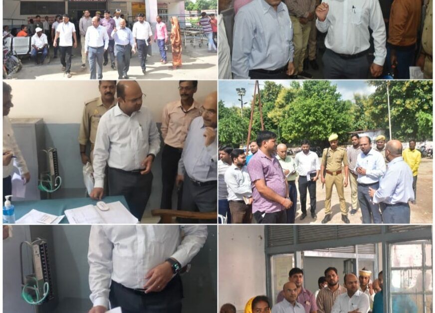 जिला अधिकारी पवन अग्रवाल ने माधव प्रसाद त्रिपाठी मेडिकल कालेज का किया औचक निरीक्षण 1 जिला अधिकारी पवन अग्रवाल