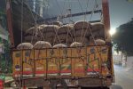 One person injured after being hit by an uncontrolled truck