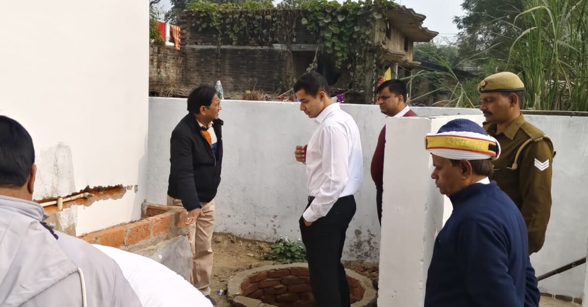 सी डी ओ ने नवनिर्मित आंगनबाड़ी केंद्र का किया निरीक्षण 1 CDO inspected the newly constructed Anganwadi center